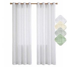 Pair Line Look Curtains Semi