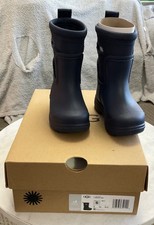 UGG Droplet Navy Mid Wellies