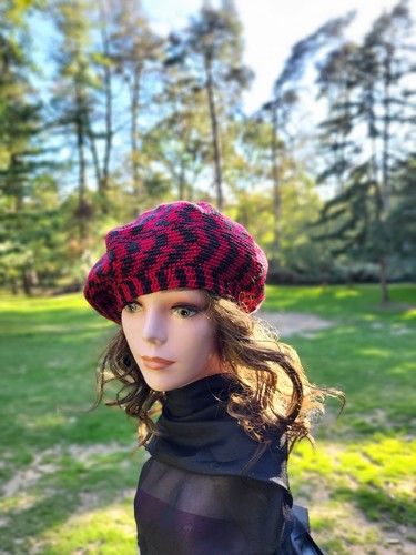 Handmade crochet beret - crochet,
