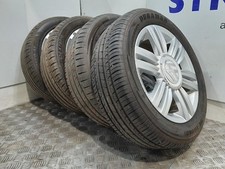 Set Of Genuine 15 Inch VOLKSWAGEN UP LUPO Alloy Wheels & Tyres 1S0601025AS 4x100
