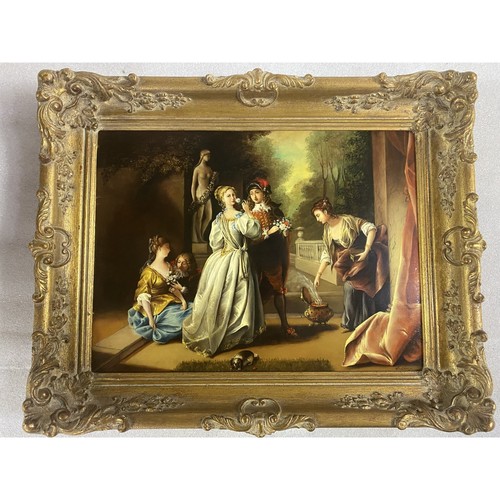Vintage oil painting - vintage,