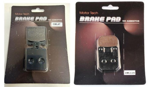Front rear brake pads for - &,