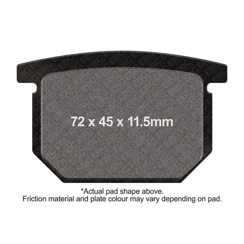 Ebc motorcycle brake pads dmx - brake,