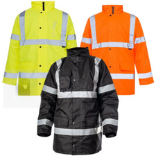 Hi Viz Vis Parka Safety Jacket