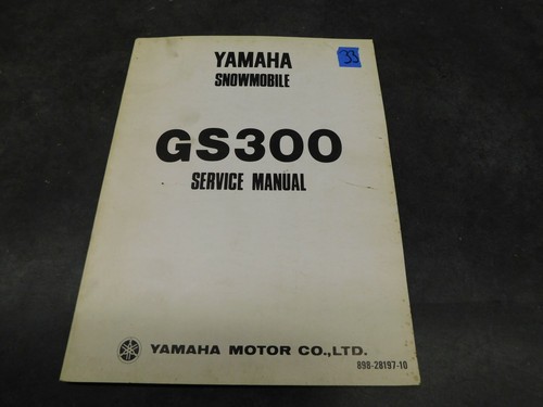 Yamaha gs300 snowmobile - yamaha,