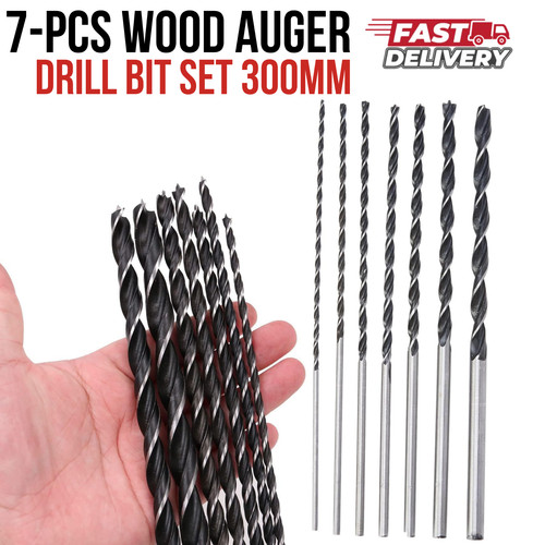 7pc wood auger drill bit - wood,