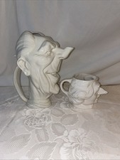 Luck & Flaw Political Caricature Jug & Mug – Ronald Reagan & Margaret Thatcher