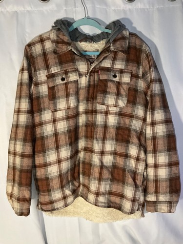 Levis jacket mens omb - jacket, brown