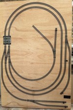 Model Railway/train layout With Built In Legs. Hornby Track. Used Very Little.