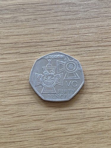 Victoria cross 50p - vc, fifty