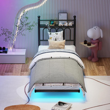 Single Floating Bed Frame with