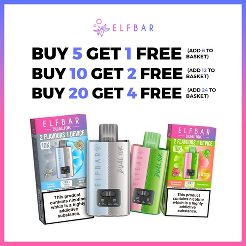 Elf bar dual - dual, prefilled