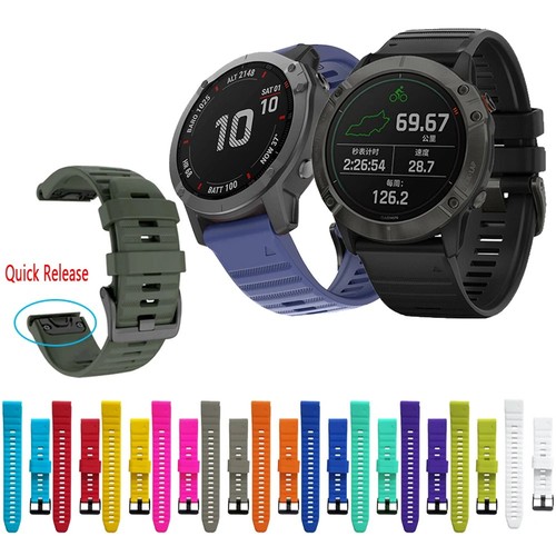 Quick fit silicone watch strap - silicone,