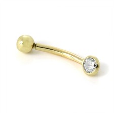 9ct Yellow Gold 3mm Rubover