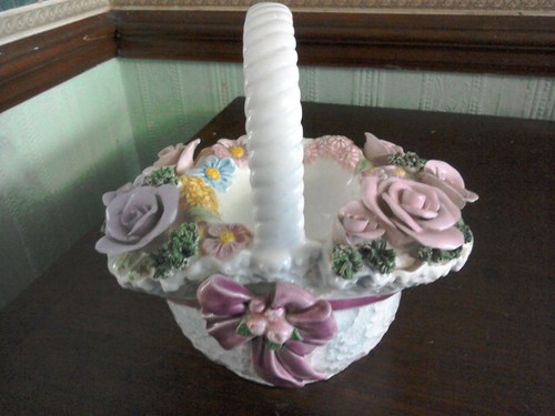 Schmid floral posy basket
