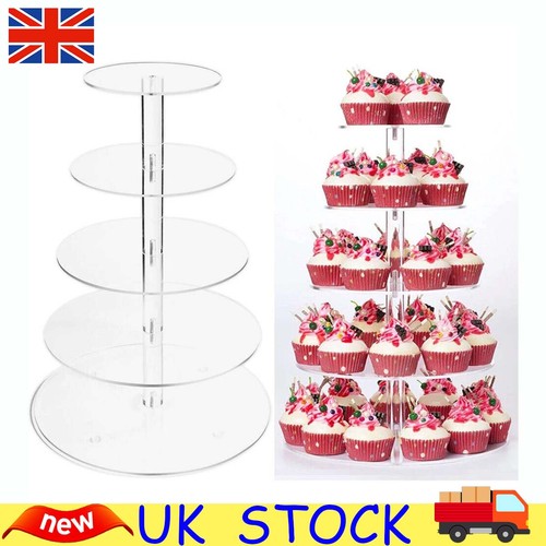 Tier clear round cupcake - tier,