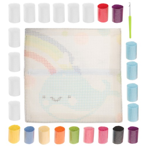 Multi color yarn - yarn, latch