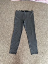 Bonmarche Black & Grey Dogstooth Skinny Stretch Trousers size 16   W34  L27.5