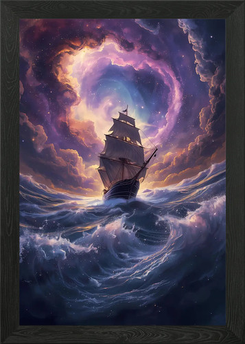 Sailing ship cosmic - a,