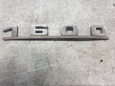 Porsche 356 Rear Badge 1600