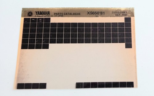 Yamaha xs650 1u3 spare - yamaha, 81