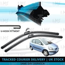 For Honda Jazz 2002-2007 Front Windscreen 20" 16" Flat Aero Wiper Blades Set