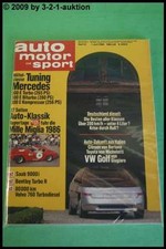 Auto Motor Sport 12/86 *