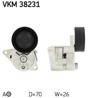 Skf tensioner pulley for - tensioner, bmw
