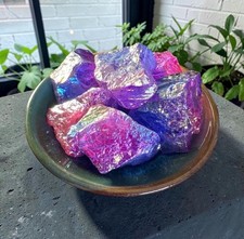 Purple aura quartz - quartz, crystal