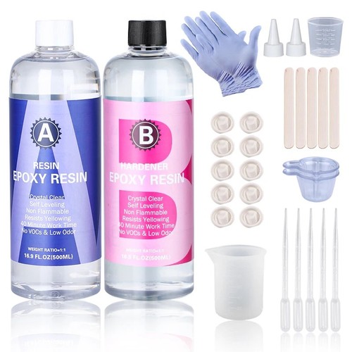 Crystal clear epoxy - 1:1,