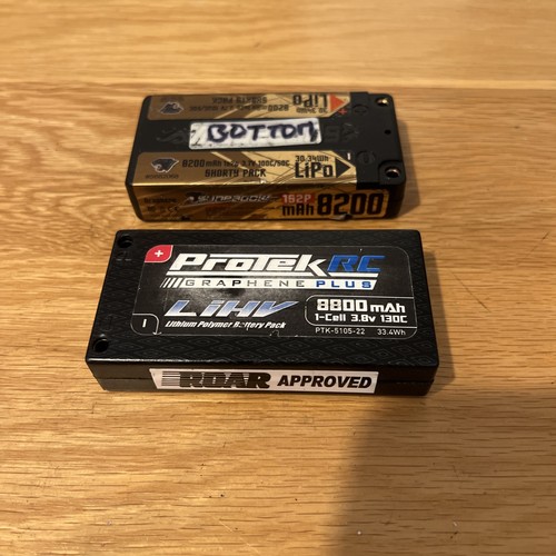 Pair lipos shorty - pair, 1s