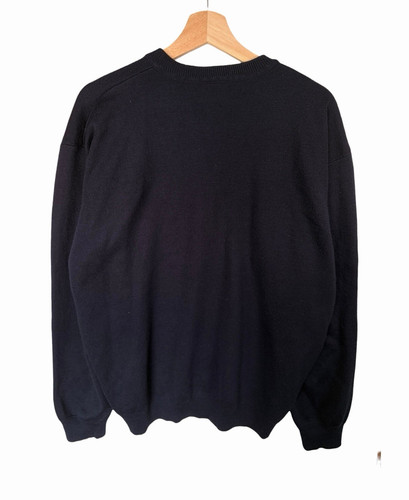 Lacoste vintage navy crewneck - vintage,