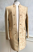 ETIQUETTE Gold Nehru Brocade