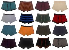 M&S Boxer Shorts Cotton Fly Front Trunk Fit Stretchy Multipack Size S M L XL 2XL