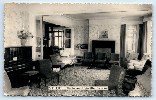 Postcard swanage highcliffe - swanage,