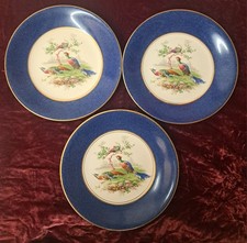 3 Antique Wedgwood Pheasant