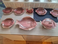 Rare Colour Shorter & Sons Fish Pattern 10 Pcs