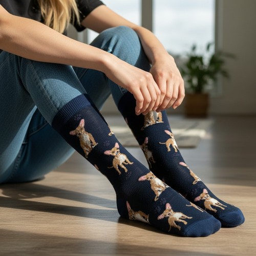 Chihuahua socks ladies - chihuahua,