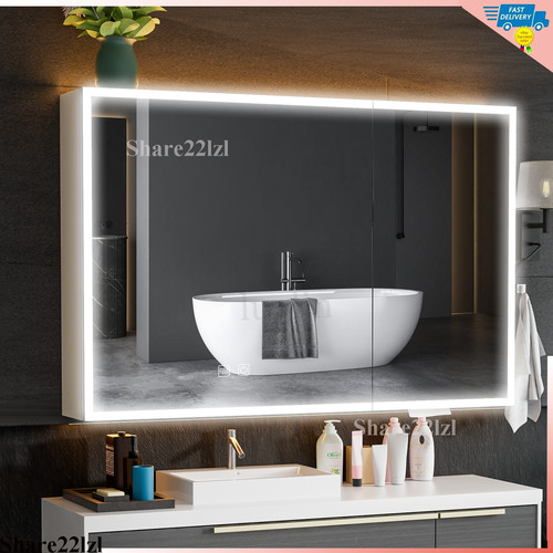 Bathroom mirror cabinet with - bathroom,