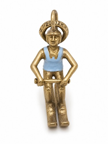 Vintage 12k gold filled skier - vintage,