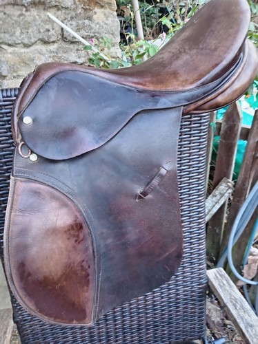 17in english brown saddle - 17in,