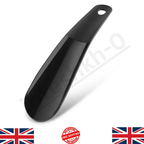Black plastic shoe string - black,