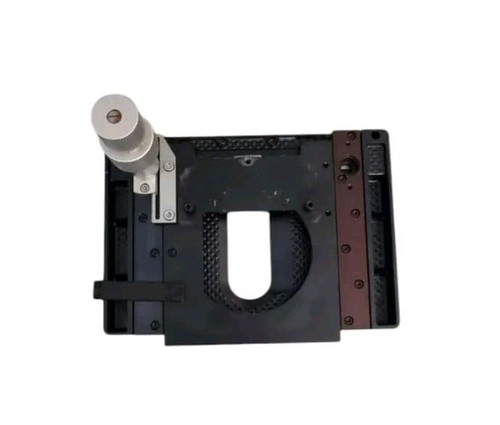 Leitz microscope working stage - microscope,