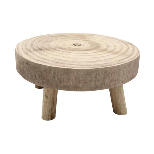Wooden stool for - wooden, plant