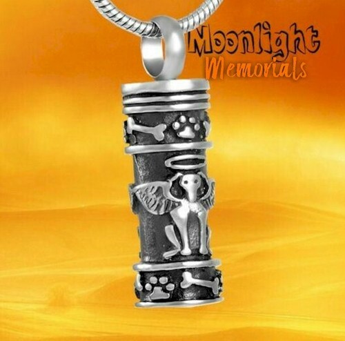 New angel dog - new, urn