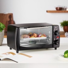 MisterChef 10L Electric Mini Oven and Grill, 100-250°, 30 min Timer, 800W