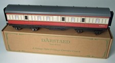 Mint unrun Darstaed O gauge  Ex LMS, BR full brake coach