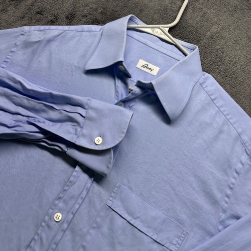 Brioni dress shirt mens med - dress,