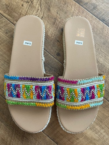 Multi coloured sandals - coloured,