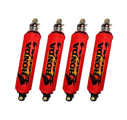 Red shock covers honda trx450r - covers,